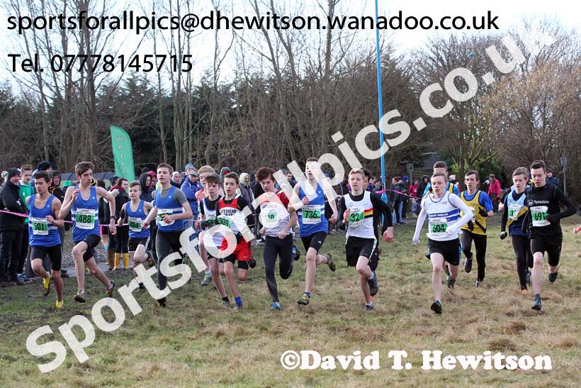 Boys under-15s NEHL, Jarrow. Photo: David T. Hewitson/Sports for All Pics